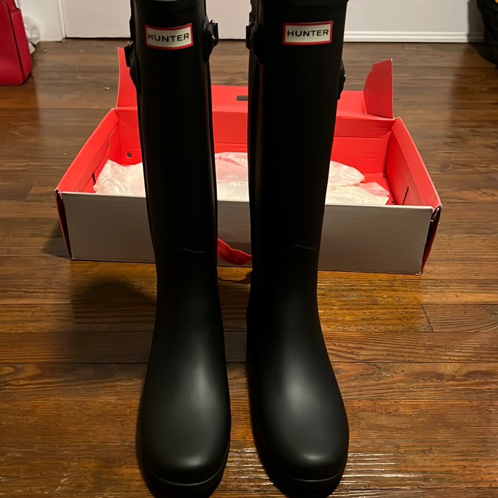 Hunter Original Refined Back Strap Boots